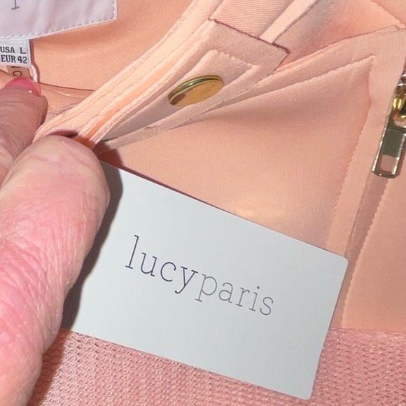 NWT- Light pink Crop motorcycle jacket 
w/t Mesh Sleeves & Breathable - Picture 8 of 12